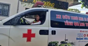 Nữ tài xế thiện nguyện