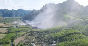 ô nhiễm bụi đá