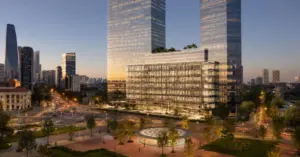 One Central Saigon được kỳ vọng tạo dấu ấn mới cho không gian đô thị tích hợp tại trung tâm TP.HCM với thiết kế tháp đôi hiện đại