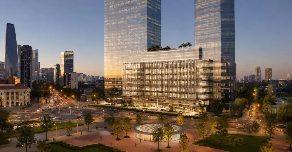 One Central Saigon được kỳ vọng tạo dấu ấn mới cho không gian đô thị tích hợp tại trung tâm TP.HCM với thiết kế tháp đôi hiện đại