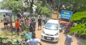 Nhảy độ cao khoảng 20m, một du khách tử vong tại Phú Thọ