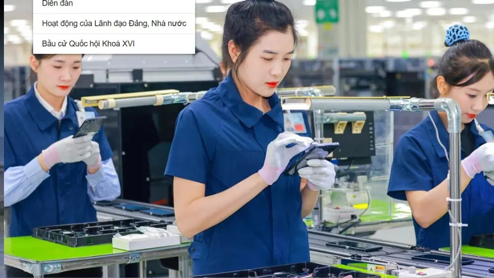 Công nghiệp chế biến, chế tạo tiếp tục dẫn dắt tăng trưởng kinh tế Thái Nguyên trong 6 tháng đầu năm 2026. Xem các số liệu nổi bật.