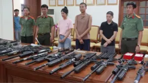 Công an triệt phá cơ sở sản xuất hàng nghìn linh kiện súng núp bóng công ty cơ khí, khởi tố nhiều bị can liên quan vụ án.
