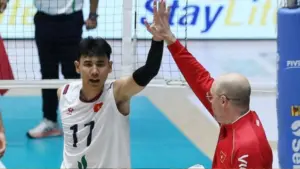Bóng chuyền nam Việt Nam lần đầu thắng Indonesia sau 11 năm để vào chung kết SEA V-Cup 2026. Xem màn trình diễn ấn tượng của đội tuyển.