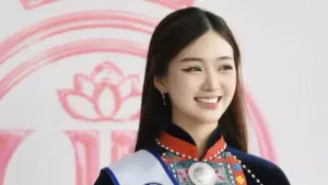 Nguyễn Ngọc Mai, nữ sinh Đại học Thái Nguyên, gây ấn tượng tại Hoa hậu Việt Nam 2026 với nhan sắc trong trẻo và tinh thần học hỏi.