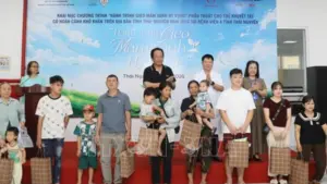 Chương trình hỗ trợ trẻ em khuyết tật tại Thái Nguyên lan tỏa yêu thương, tiếp thêm hy vọng cho các em có hoàn cảnh khó khăn.