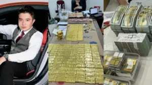 Cận cảnh tài sản bị thu giữ trong vụ Mr Pips, gồm vàng, tiền mặt và nhiều tài sản giá trị liên quan vụ chiếm đoạt 1.600 tỷ đồng.