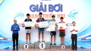 Giải bơi thanh thiếu nhi Nghệ An góp phần lan tỏa kỹ năng phòng chống đuối nước, khuyến khích học bơi và bảo vệ trẻ em dịp hè.