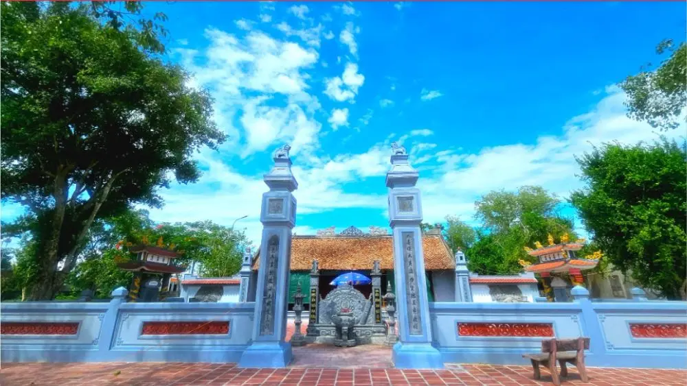 Đền thờ Sát Hải Đại Vương Hoàng Tá Thốn lưu giữ giá trị lịch sử, văn hóa và kiến trúc độc đáo, biểu tượng trường tồn của làng quê xứ Nghệ.