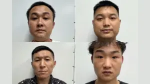 Lực lượng chức năng bắt giữ 4 công dân Trung Quốc nhập cảnh trái phép, bước đầu xác định liên quan hoạt động lừa đảo trực tuyến.