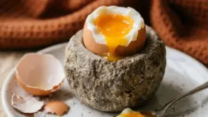 Trứng lòng đào có thể tiềm ẩn nguy cơ nhiễm khuẩn, người dân nên ăn trứng chín kỹ để bảo đảm an toàn thực phẩm và sức khỏe.