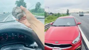 Hải Phòng xác minh vụ ô tô trên cao tốc Hà Nội - Hải Phòng nghi bị ném đá làm vỡ kính chắn gió, cơ quan chức năng đang truy tìm nguyên nhân.