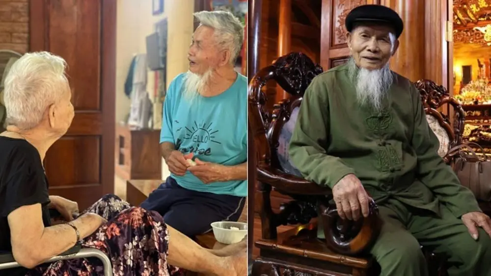 Cụ ông 92 tuổi ở Nghệ An nhiều năm chăm sóc người vợ đau yếu, câu chuyện về tình nghĩa vợ chồng khiến nhiều người xúc động.