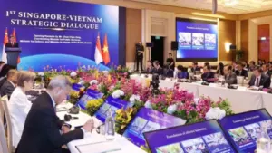 Việt Nam và Singapore ra tuyên bố chung về chiến lược kết nối công nghệ, mở rộng hợp tác số và thúc đẩy quan hệ đối tác chiến lược.
