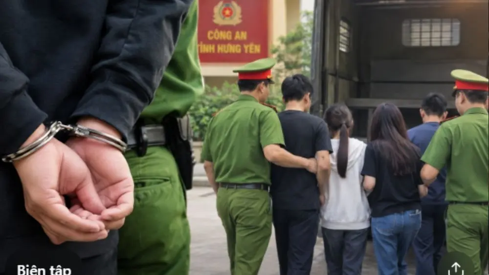 Công an tỉnh Hưng Yên khởi tố 6 bị can trong đường dây mua bán người dưới vỏ bọc tuyển nhân viên karaoke qua nhiều địa phương.