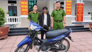 Bắt Mua Seo Chu trộm xe máy tại Bắc Ninh, mang đi tiêu thụ thì bị Công an phường Chí Linh phát hiện, bắt giữ.