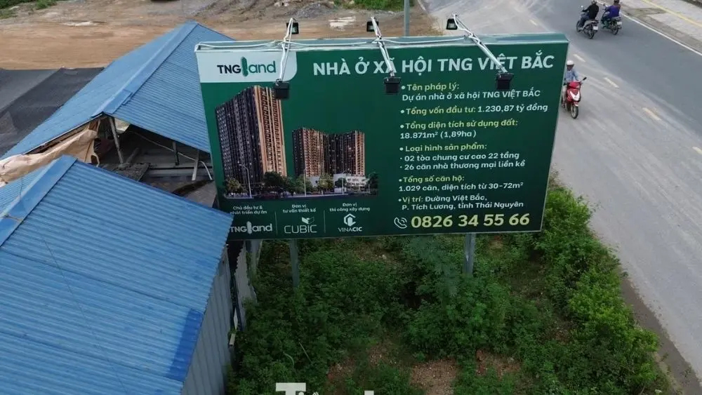 Nhà ở xã hội TNG Việt Bắc bắt đầu nhận hồ sơ, dự án có mức giá bán cao nhất tại Thái Nguyên. Xem thông tin chi tiết.