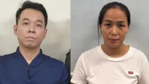 Hồ sơ Công ty Việt Mỹ cùng hai bị can Hà Văn Nam, Trần Thị Hồng Hạnh trong vụ án buôn lậu thiết bị y tế.