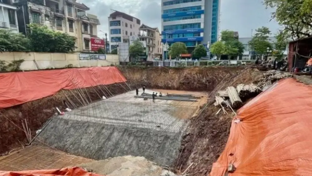 Thái Nguyên xây dựng bể chứa nước điều tiết dung tích 2.500m³ và trạm bơm nhằm giảm ngập úng tại đường Hoàng Văn Thụ.