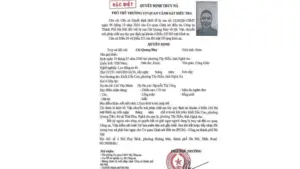 Quyết định truy nã Cái Quang Huy được ban hành khi bị cáo đang ở Đức và bị xét xử vắng mặt về hành vi vận chuyển trái phép chất ma túy.