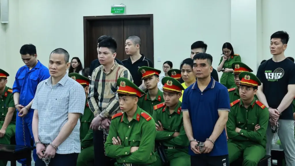 Các bị cáo trong vụ án những bà trùm từng gây sóng gió đất Bắc tại phiên tòa