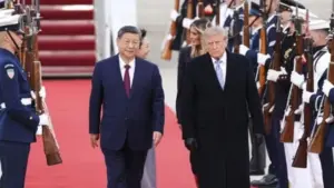Tổng thống Mỹ Donald Trump và Chủ tịch Trung Quốc Tập Cận Bình tại Nhà Trắng