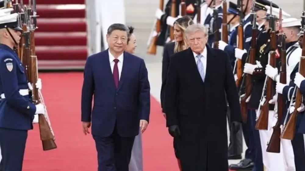 Tổng thống Mỹ Donald Trump và Chủ tịch Trung Quốc Tập Cận Bình tại Nhà Trắng