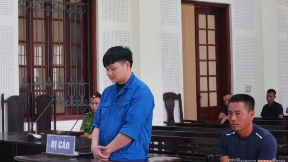 Hoàng Hữu Lương bị tuyên 13 năm tù sau khi dùng súng bắn chủ nợ trong vụ án mâu thuẫn vay tiền tại Nghệ An.