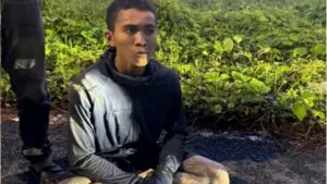 Nguyễn Trung Quốc, đối tượng bị truy nã đặc biệt nguy hiểm về hành vi cướp tài sản, bị Công an An Giang bắt giữ.