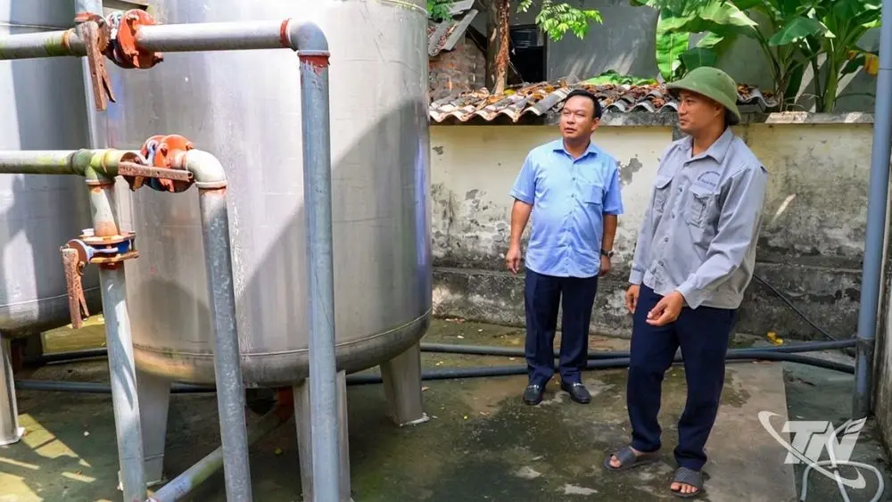 Thái Nguyên tăng cường quản lý, bảo dưỡng công trình cấp nước nông thôn, kiểm soát thất thoát và bảo vệ nguồn nước sạch phục vụ người dân.