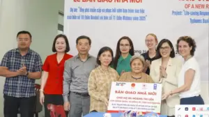 Khắc phục hậu quả mưa lũ Thái Nguyên với ngôi nhà an toàn hơn cho bà Hoàng Thị Liên sau thiên tai.