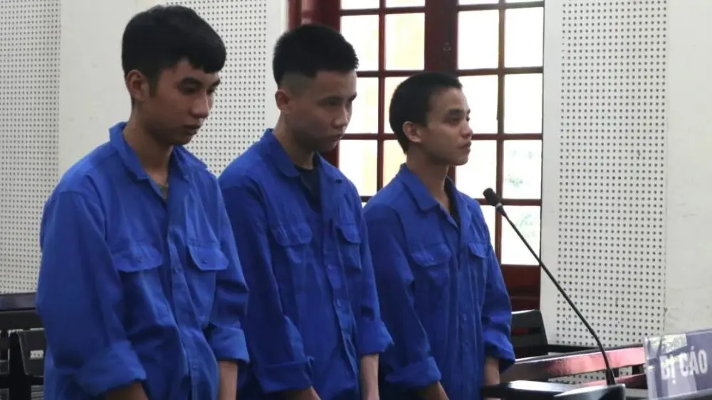 Ba thanh niên ở Nghệ An lĩnh án tù vì mua bán trái phép chất ma túy, trong đó Nguyễn Đình Chí Bảo và Lê Nam Khánh cùng nhận 16 năm tù.