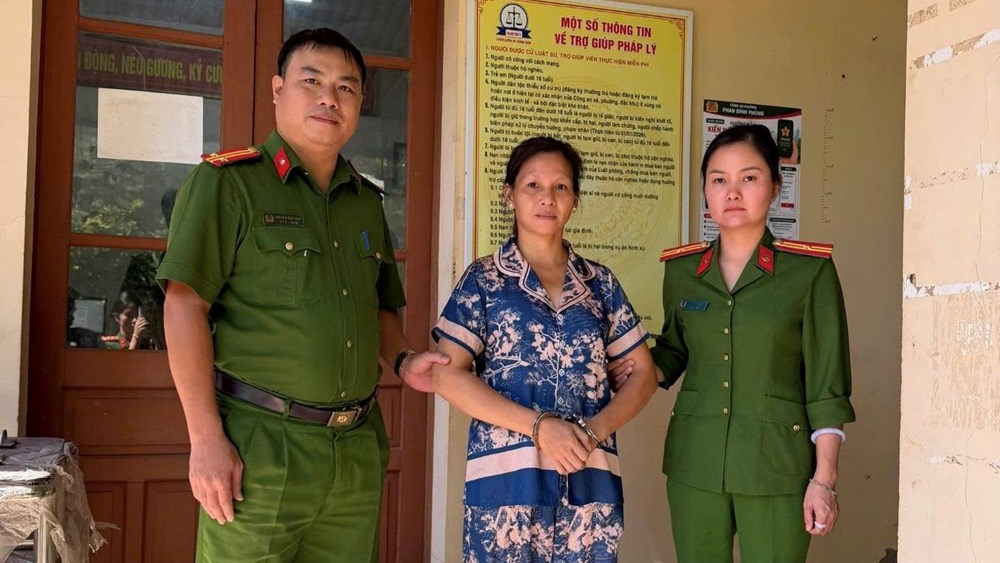 Công an tỉnh Thái Nguyên phát hiện, bắt giữ Nguyễn Thị Trúc Đào, đối tượng truy nã đặc biệt nguy hiểm về hành vi mua bán trái phép chất ma túy.