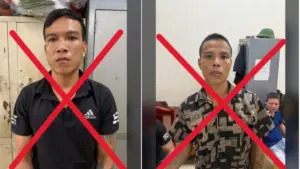 Hai nghi phạm thực hiện các vụ cướp giật dây chuyền vàng của phụ nữ trên đường vắng tại Bắc Ninh.
