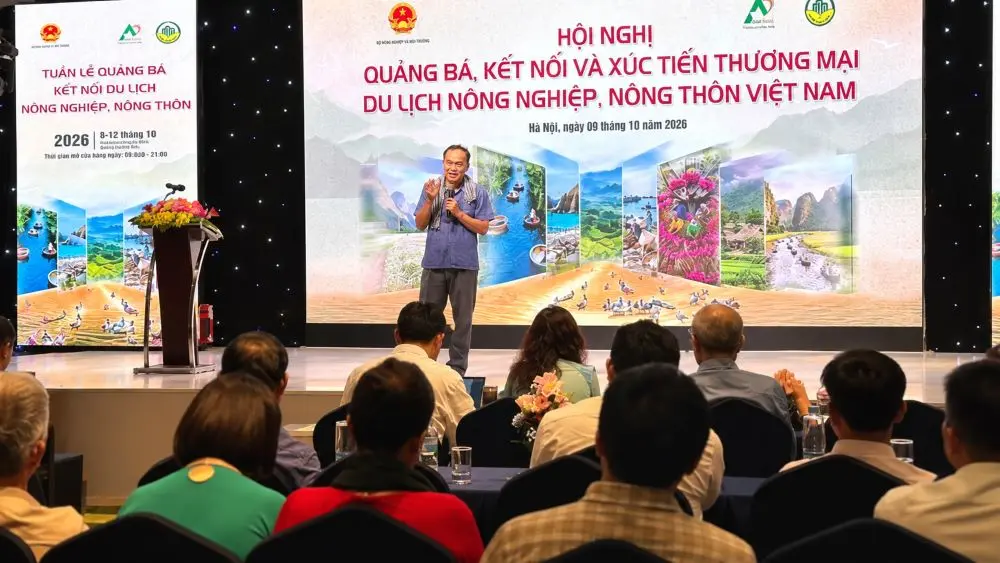 Kết nối du lịch nông thôn với OCOP, đẩy mạnh xúc tiến thương mại và chuyển đổi số để gia tăng giá trị, mở rộng đầu ra nông sản Việt Nam.